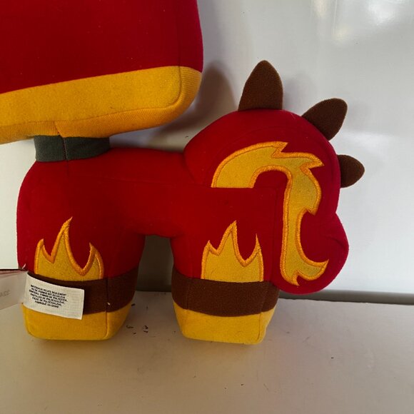 Red Angry Kitty Plush 12.5" The Lego Movie 2 Red Yellow Cat 2018 Manhattan Toy - Picture 8 of 16